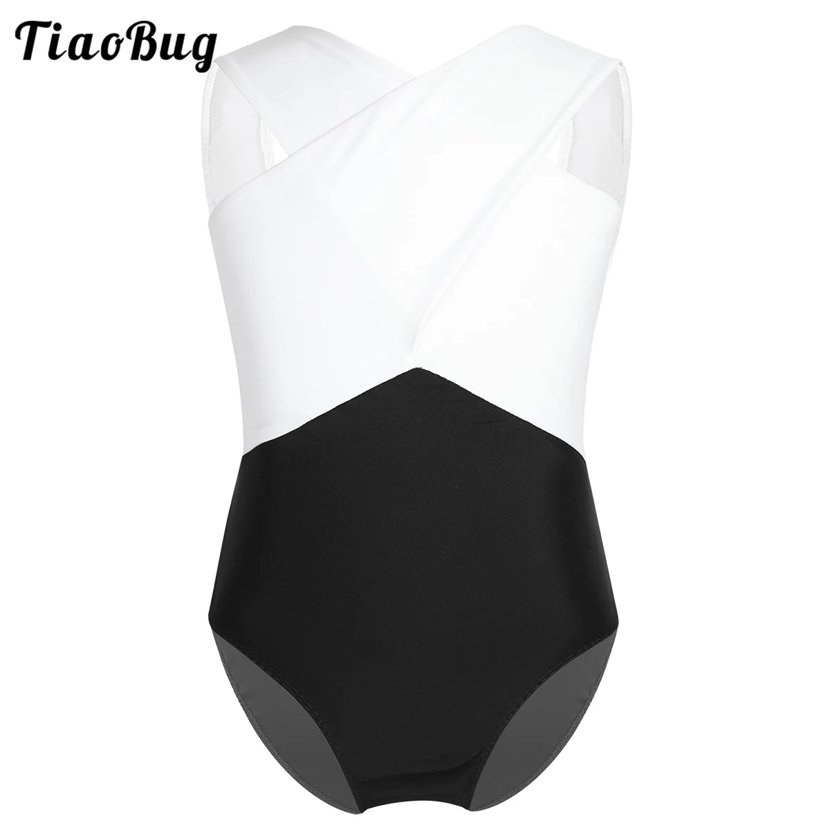 Kids Girls Dancewear Sleeveless Cross Cutout Back Color Block Ballet Gymnastics Leotard Children Stage Performance Dance Costume
Kids Girls Dancewear Sleeveless Cross Cutout Back Color Block Ballet Gymnastics Leotard Children Stage Performance Dance Costume