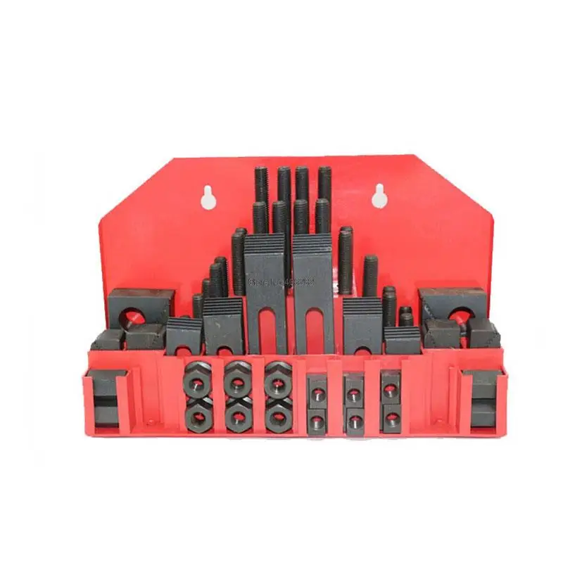 M10 Milling Machine Combination Platen Mold Parts 58PCS/Set Milling Machine Pressure Plate Universal Clamp Group Code Iron
M10 Milling Machine Combination Platen Mold Parts 58PCS/Set Milling Machine Pressure Plate Universal Clamp Group Code Iron
