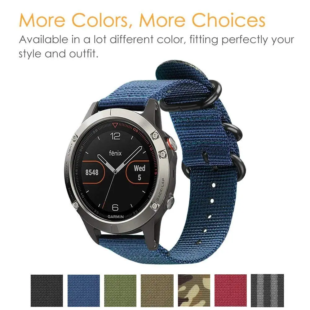 nylon Strap 20mm 22mm Watch Band for Garmin Fenix 5 5Plus 5S Ring Replacement bracelet For Garmin Fenix5 Band with tools
nylon Strap 20mm 22mm Watch Band for Garmin Fenix 5 5Plus 5S Ring Replacement bracelet For Garmin Fenix5 Band with tools