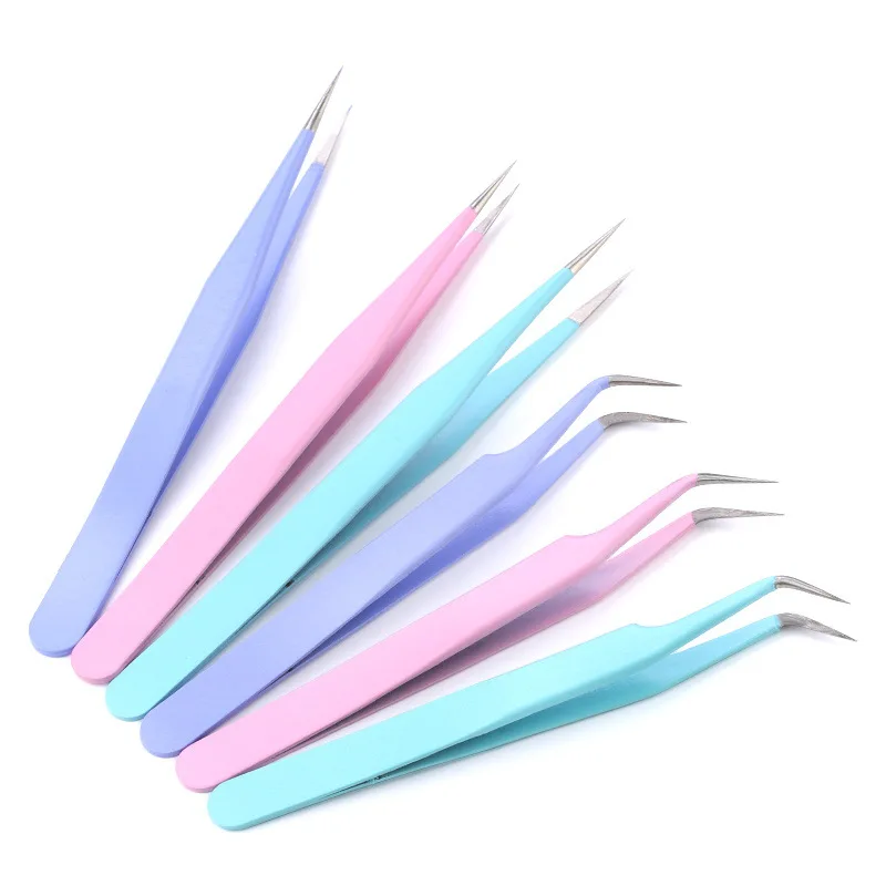 2Pcs Stainless Steel Curved Tweezers + Straight Tweezer For Rhinestones Picker Eyebrow Eyelash Tweezers Manicure Nail Art Tools
2Pcs Stainless Steel Curved Tweezers + Straight Tweezer For Rhinestones Picker Eyebrow Eyelash Tweezers Manicure Nail Art Tools