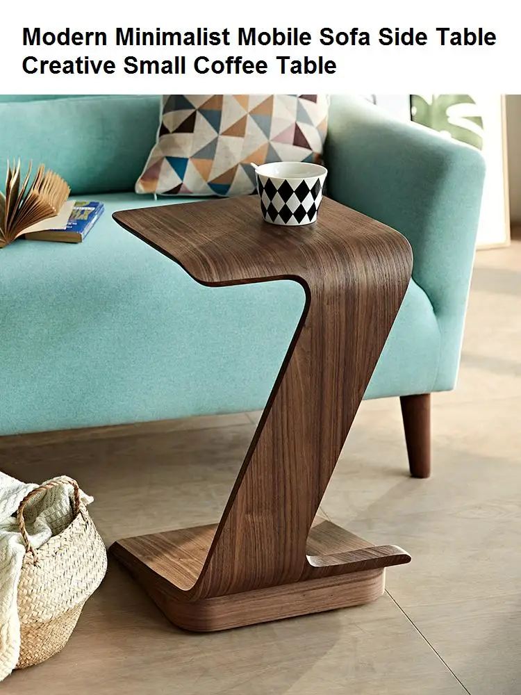 Modern Minimalist Mobile Sofa Side Table, Creative Bendwood Small Coffee Table
Modern Minimalist Mobile Sofa Side Table, Creative Bendwood Small Coffee Table