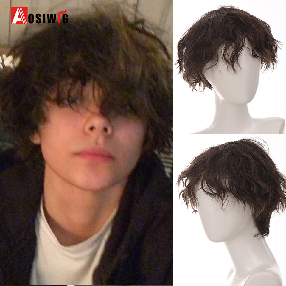 Мужской парик для косплея AOSIWIG для вечевечерние, короткий кудрявый натуральный синтетический парик, термостойкий дышащий парик для мальчиков
Мужской парик для косплея AOSIWIG для вечевечерние, короткий кудрявый натуральный синтетический парик, термостойкий дышащий парик для мальчиков