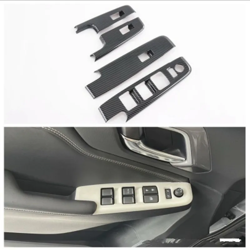 ABS Carbon fiber Car Window Lift Switch Button Panel Cover Frame Trim Sticker For ISUZU D-MAX 2021+
ABS Carbon fiber Car Window Lift Switch Button Panel Cover Frame Trim Sticker For ISUZU D-MAX 2021+
