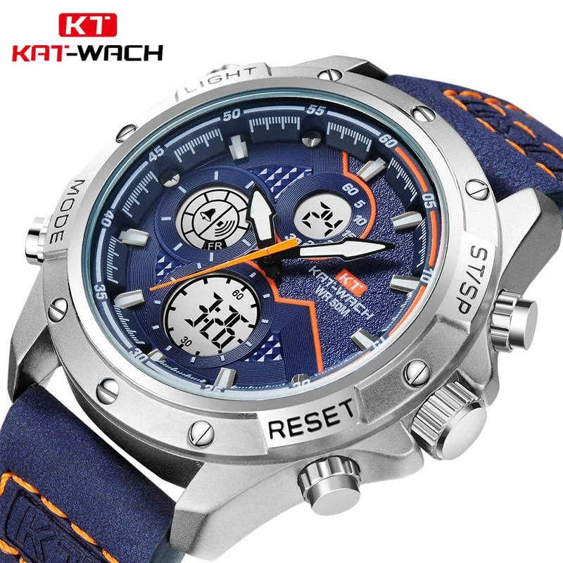 Swimming 50M Sport Large dial Leather Waterproof Watch Men Outdoor Digital Watches LED Electronic Military Alarm Male Clock NEW
Swimming 50M Sport Large dial Leather Waterproof Watch Men Outdoor Digital Watches LED Electronic Military Alarm Male Clock NEW