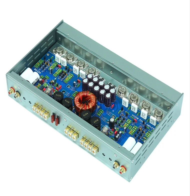 Позолоченный транзистор DC120W, автомобильный усилитель мощности 12 В, высокомощный hifi4 канал с защитой выхода, Бортовая мощность ampl
Позолоченный транзистор DC120W, автомобильный усилитель мощности 12 В, высокомощный hifi4 канал с защитой выхода, Бортовая мощность ampl