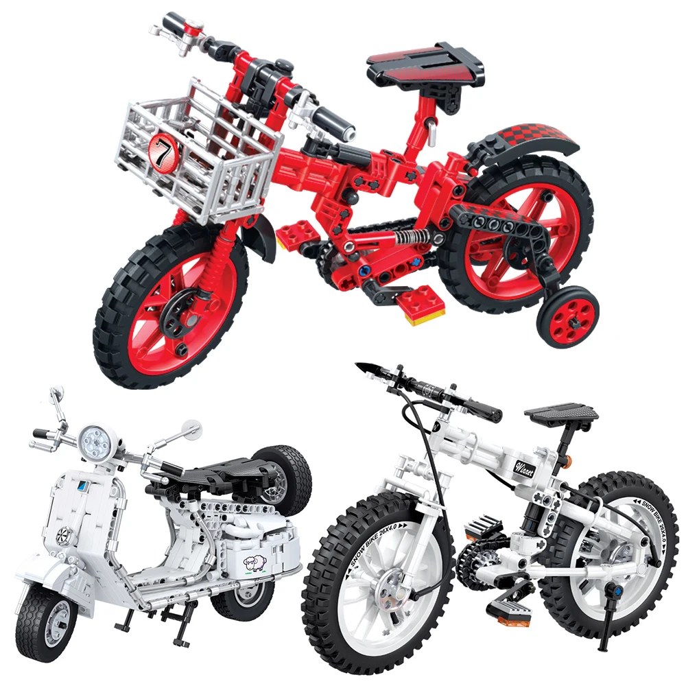 City Car Sets Technical Vehicle Model Brick Cruising Motorcycle Mountain Bike Building Block DIY Learning Toys Kids Small Gift
City Car Sets Technical Vehicle Model Brick Cruising Motorcycle Mountain Bike Building Block DIY Learning Toys Kids Small Gift