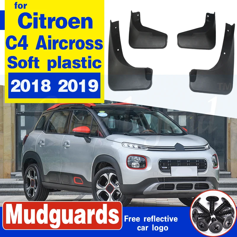 Car Front Rear Mudflap for Citroen C4 Aircross 2018 2019 4PCS Fender Mudguards Mud Flaps Guard Splash Flap Accessories
Car Front Rear Mudflap for Citroen C4 Aircross 2018 2019 4PCS Fender Mudguards Mud Flaps Guard Splash Flap Accessories