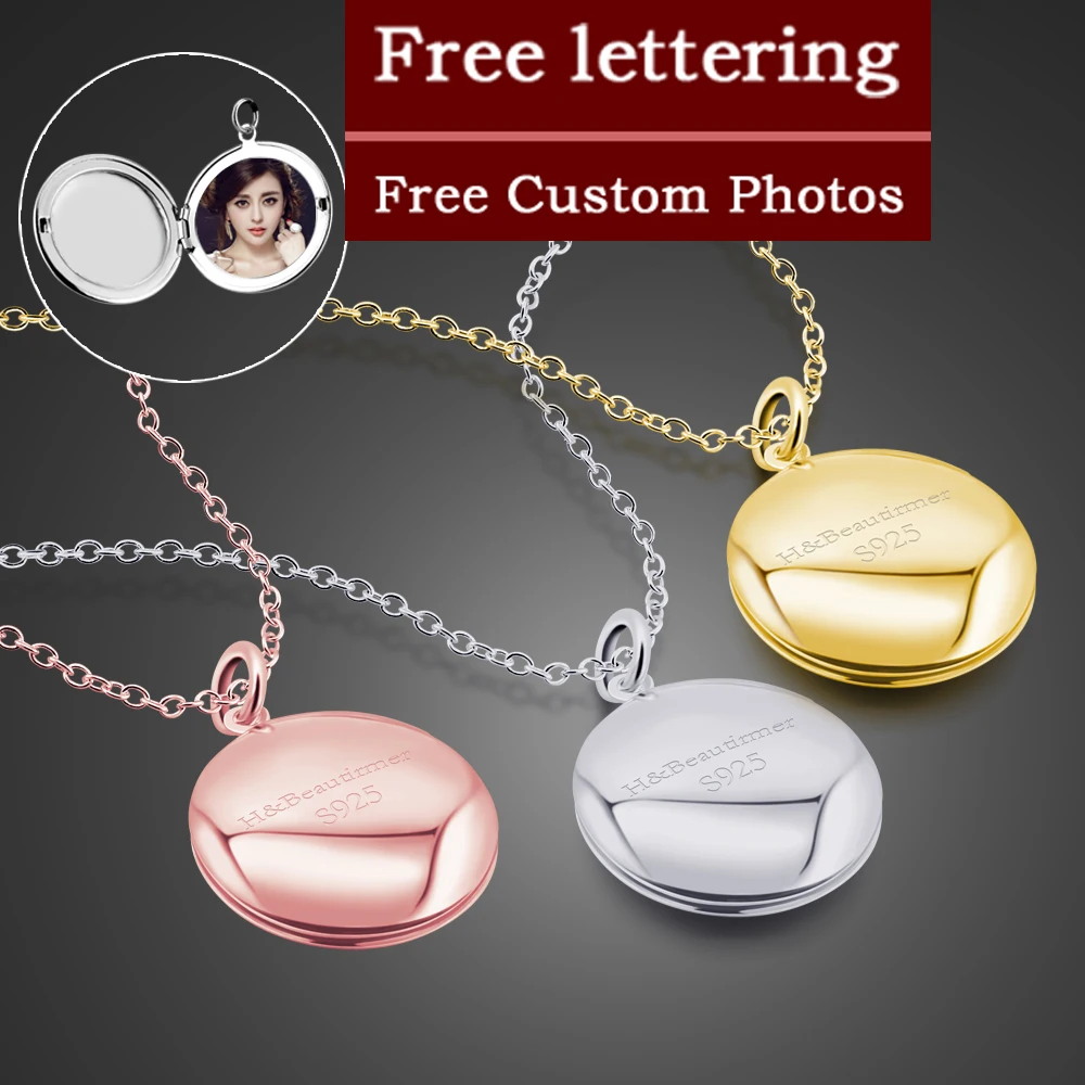 Free Custom Made Photo Necklace & Delicate Pendant For Woman 100% 925 sterling silver Chain Female Commemorative Jewelry Silver
Free Custom Made Photo Necklace & Delicate Pendant For Woman 100% 925 sterling silver Chain Female Commemorative Jewelry Silver