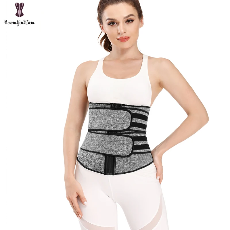 Gray Black SIze XS To 6XL Front Zipper Women Underbust Corset Nemo Waist Trimmer Sauna Sweat Waist Trainer With Double Strap
Gray Black SIze XS To 6XL Front Zipper Women Underbust Corset Nemo Waist Trimmer Sauna Sweat Waist Trainer With Double Strap