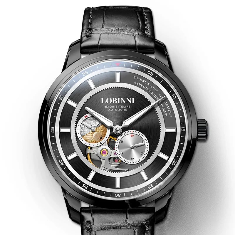 LOBINNI mens automatic watches,men wrist watch men's mechanical wristwatch skeleton Switzerland clock sapphire top luxury brand
LOBINNI mens automatic watches,men wrist watch men's mechanical wristwatch skeleton Switzerland clock sapphire top luxury brand