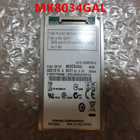 New Original HDD For Toshiba XR150E XR350E SR68E 80GB CE/ZIF 1.8" 2MB 4200RPM For Internal HDD For Laptop HDD For MK8034GAL