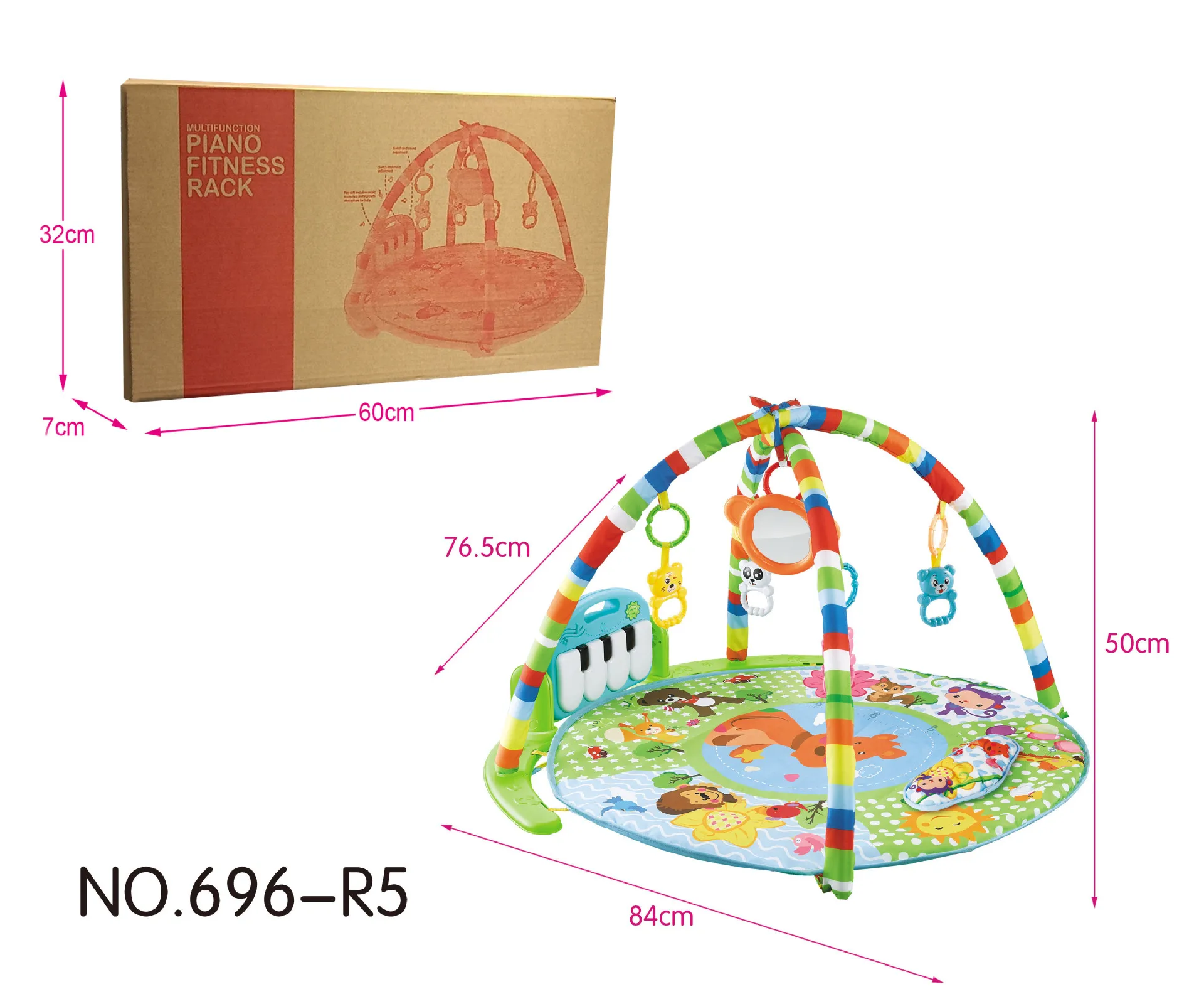 Music Multifunctional Fitness Stand For Infants And Young Children Early Education Puzzle Pedal Piano Newborn Round Game Pad Toy
Music Multifunctional Fitness Stand For Infants And Young Children Early Education Puzzle Pedal Piano Newborn Round Game Pad Toy