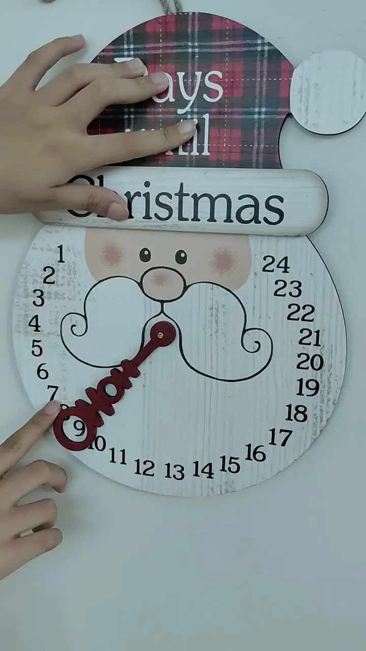 2021 high quality new wooden Christmas pendant creative Christmas countdown home decoration wooden holiday calendar Pendant
2021 high quality new wooden Christmas pendant creative Christmas countdown home decoration wooden holiday calendar Pendant