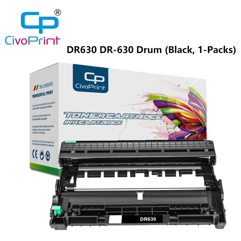 Барабанная установка Civoprint, совместимая с 12000 страницами, замена для Brother DR630 DR-630, фотобарабан L2300D L2320D L2340DW L2360DN
Барабанная установка Civoprint, совместимая с 12000 страницами, замена для Brother DR630 DR-630, фотобарабан L2300D L2320D L2340DW L2360DN