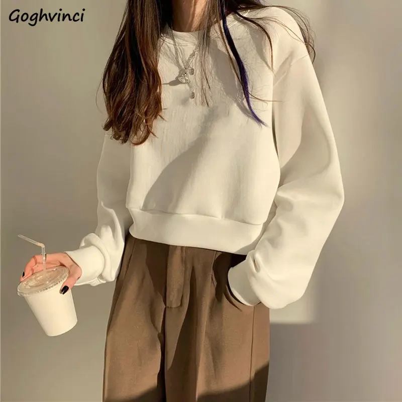 Autumn No Hat Hoodies Women Sweet Student Baggy Ulzzang Female Harajuku Streetwear All-match Vintage Elegant Cropped Cozy New
Autumn No Hat Hoodies Women Sweet Student Baggy Ulzzang Female Harajuku Streetwear All-match Vintage Elegant Cropped Cozy New