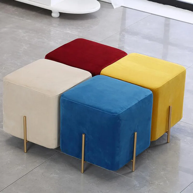 Nordic Modern Ottoman Living Room Small Sofa Stool Single Stool Mini Pouf Home Doorway Bedroom Shoe Stool 45x45x42cm
Nordic Modern Ottoman Living Room Small Sofa Stool Single Stool Mini Pouf Home Doorway Bedroom Shoe Stool 45x45x42cm