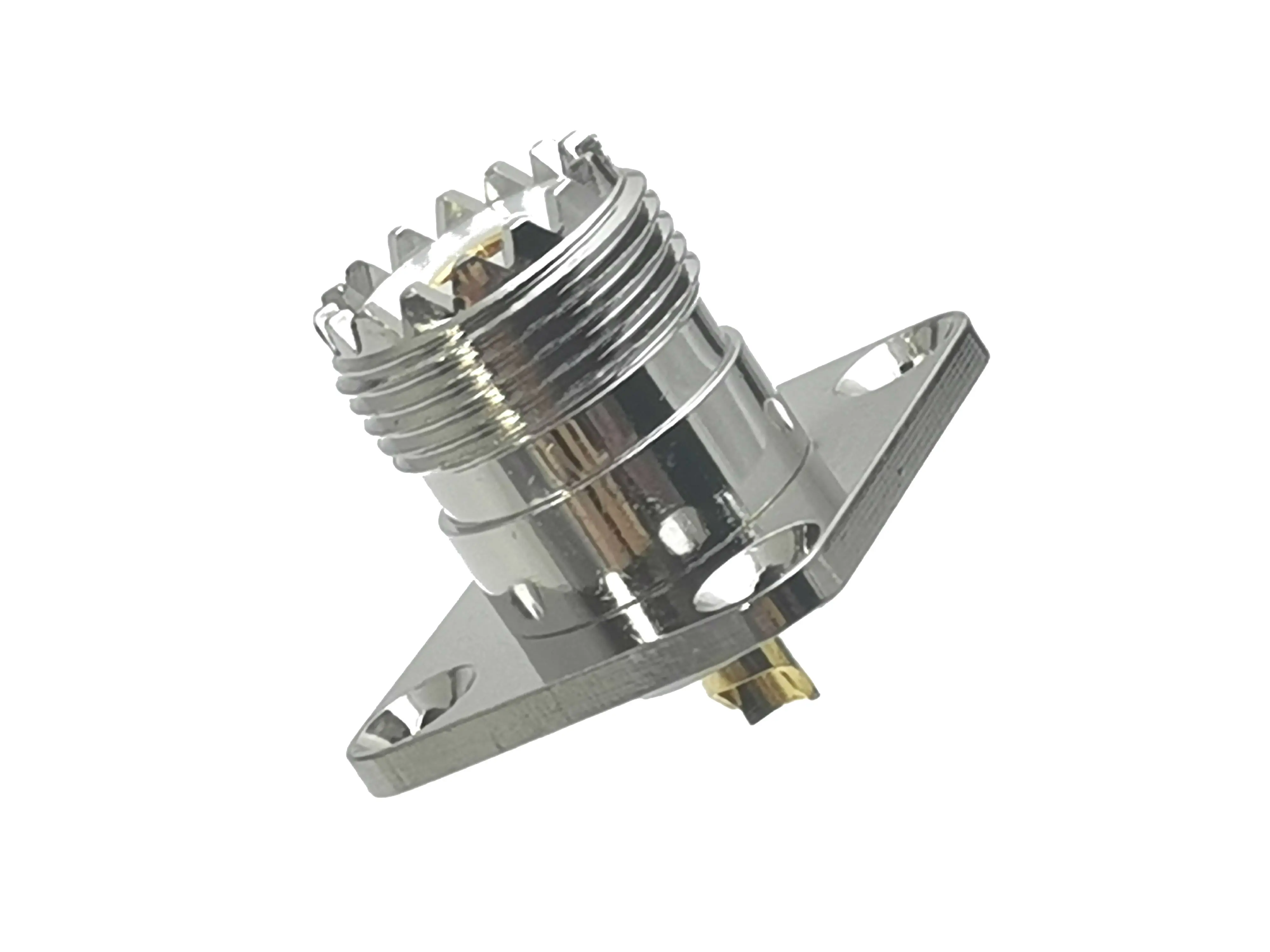 1pcs UHF SO239 Female Jack 4-Holes Flange Connector Solder Cup Panel Mount RF Coaxial Brass Straight New
1pcs UHF SO239 Female Jack 4-Holes Flange Connector Solder Cup Panel Mount RF Coaxial Brass Straight New