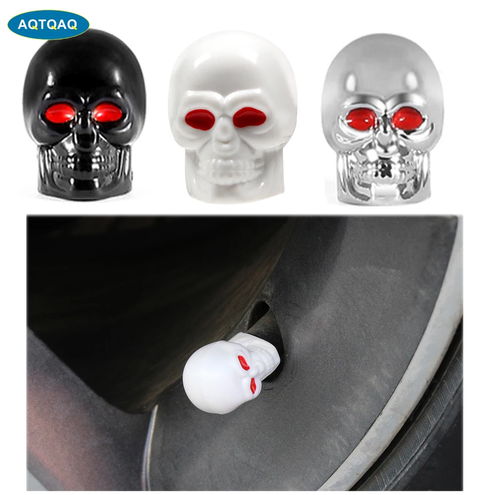 Universal Car Skull Style Antirust Copper Core Wheel Tyre Tires Valve Stem Caps for Motorcycle Bike Car
Universal Car Skull Style Antirust Copper Core Wheel Tyre Tires Valve Stem Caps for Motorcycle Bike Car