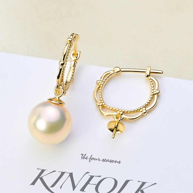 Fashion DIY Pearl Drop Earrings Jewelry Making Women Handmade Pearl Earrings Components For 7-12mm Beads Accessory
Fashion DIY Pearl Drop Earrings Jewelry Making Women Handmade Pearl Earrings Components For 7-12mm Beads Accessory