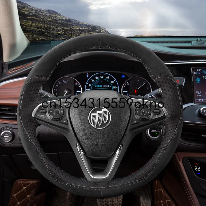 DIY Stitching Steering Wheel Cover For Buick Lacrosse Envisions Excelle GL6 GL8 Accessories
DIY Stitching Steering Wheel Cover For Buick Lacrosse Envisions Excelle GL6 GL8 Accessories