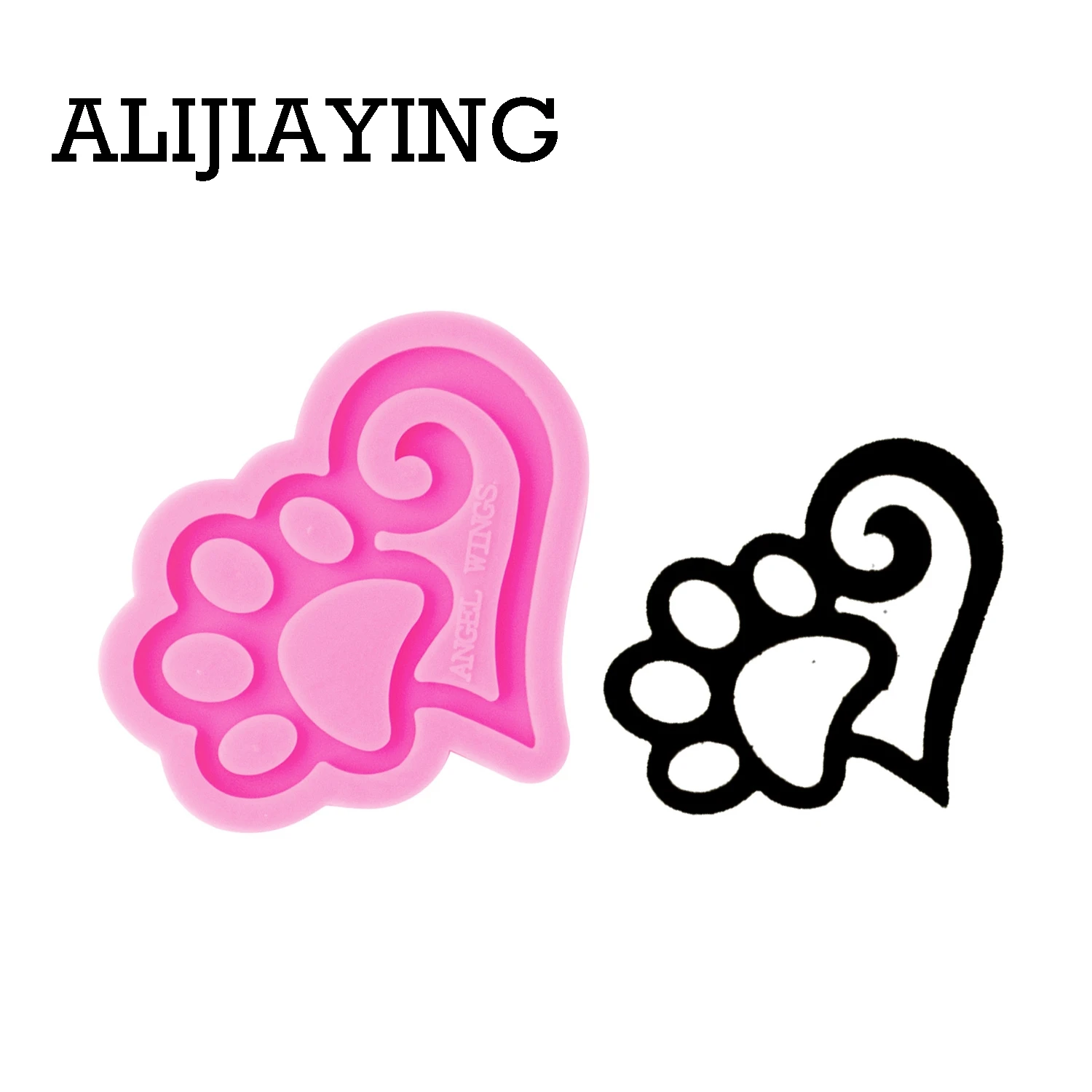 DY0129 Shiny Bear paw creative keychain silicone mold DIY Dog's paw craft keyring pendant for girl jewelry keychains
DY0129 Shiny Bear paw creative keychain silicone mold DIY Dog's paw craft keyring pendant for girl jewelry keychains