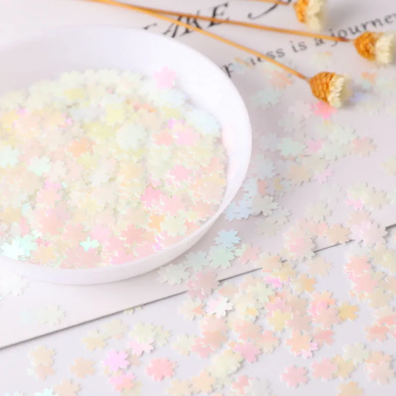 5mm Flower Sequins Nail Art Glitter Manicure Sweet Cherry Blossom Jewelry Filling Paillettes for DIY Card Making Crafts Confetti
5mm Flower Sequins Nail Art Glitter Manicure Sweet Cherry Blossom Jewelry Filling Paillettes for DIY Card Making Crafts Confetti