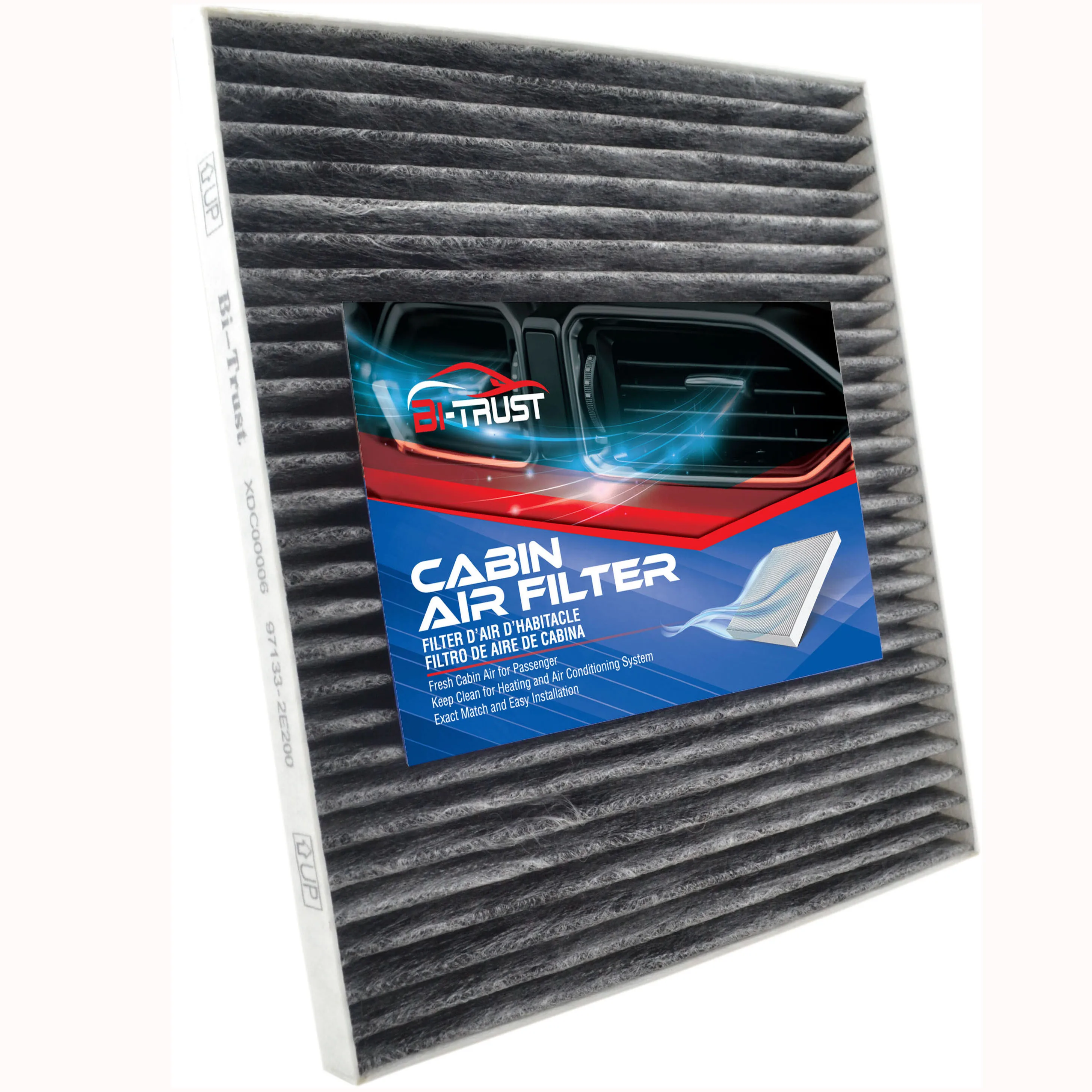 Bi-Trust Cabin Air Filter for Hyundai Accent/Genesis/Tucson/Veloster Kia Forte/Forte5/Rio/Rondo/Sportage
Bi-Trust Cabin Air Filter for Hyundai Accent/Genesis/Tucson/Veloster Kia Forte/Forte5/Rio/Rondo/Sportage