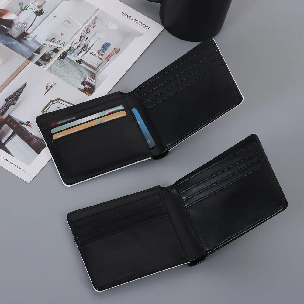 New PU Leather Blank Purse Sublimation Heat Transfer Double Side Wallet DIY Multi Card Holder Wallet for Women Men Work Travel
New PU Leather Blank Purse Sublimation Heat Transfer Double Side Wallet DIY Multi Card Holder Wallet for Women Men Work Travel