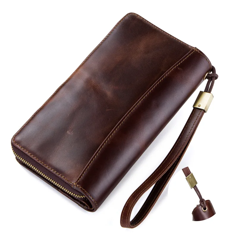 European and American trend leather men's wallet large capacity with wrist zipper bag
European and American trend leather men's wallet large capacity with wrist zipper bag