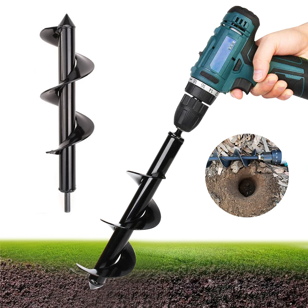 Garden Spiral Drill Bit Flower Planter Earth Auger For Electric Drill Modified Ground Drill Gardening Planting Hole Digger Tools
Garden Spiral Drill Bit Flower Planter Earth Auger For Electric Drill Modified Ground Drill Gardening Planting Hole Digger Tools