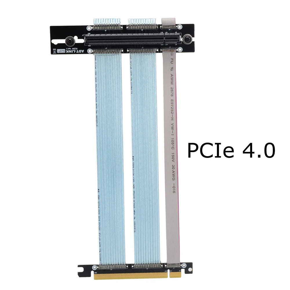 PCI-e 4.0 x16 PCIe 16x Riser Extender, Flexible High Speed 90 Degree GUP Riser Cable for ASUS ROG Graphics Card Vertical Mount
PCI-e 4.0 x16 PCIe 16x Riser Extender, Flexible High Speed 90 Degree GUP Riser Cable for ASUS ROG Graphics Card Vertical Mount