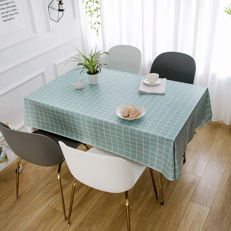 PVC Printing Tablecloth Waterproof Table Cloth kitchen Plastic Oil-proof Tablecloth Simple Checkered Coffee Table Tablecloth
PVC Printing Tablecloth Waterproof Table Cloth kitchen Plastic Oil-proof Tablecloth Simple Checkered Coffee Table Tablecloth