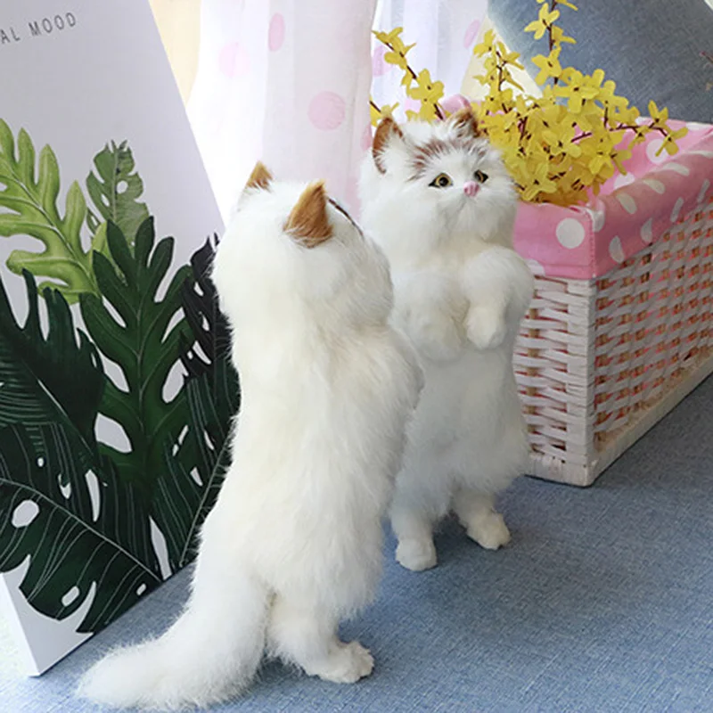 Simulation Plush Cat Doll Lifelike Cat Dolls Home Creative Kitten Models Desktop Decoration OrnamentsCrafts Kids Gift
Simulation Plush Cat Doll Lifelike Cat Dolls Home Creative Kitten Models Desktop Decoration OrnamentsCrafts Kids Gift