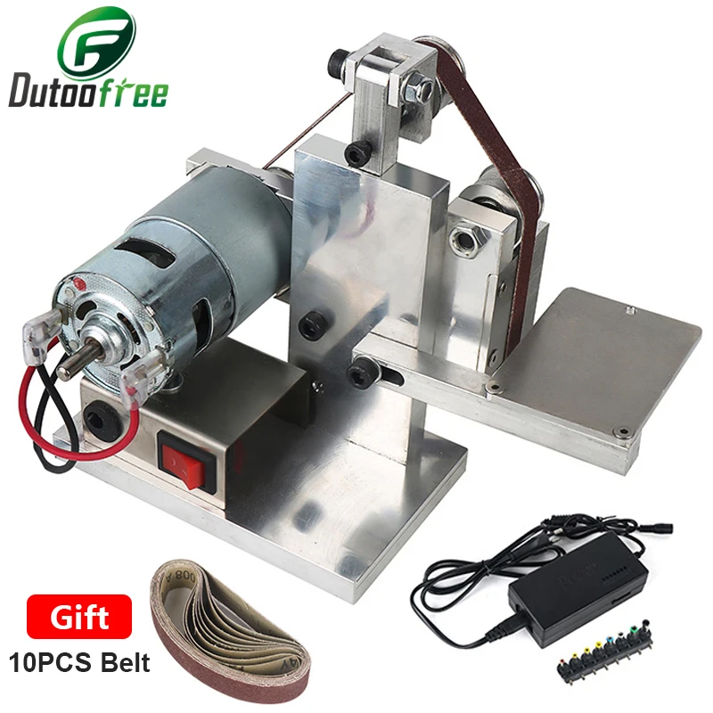 Mini Electric Belt Sander Machine Multifunctional Electric Angle Grinder Sanding Polishing Machine Desktop With 10PCS Sandbelt
Mini Electric Belt Sander Machine Multifunctional Electric Angle Grinder Sanding Polishing Machine Desktop With 10PCS Sandbelt