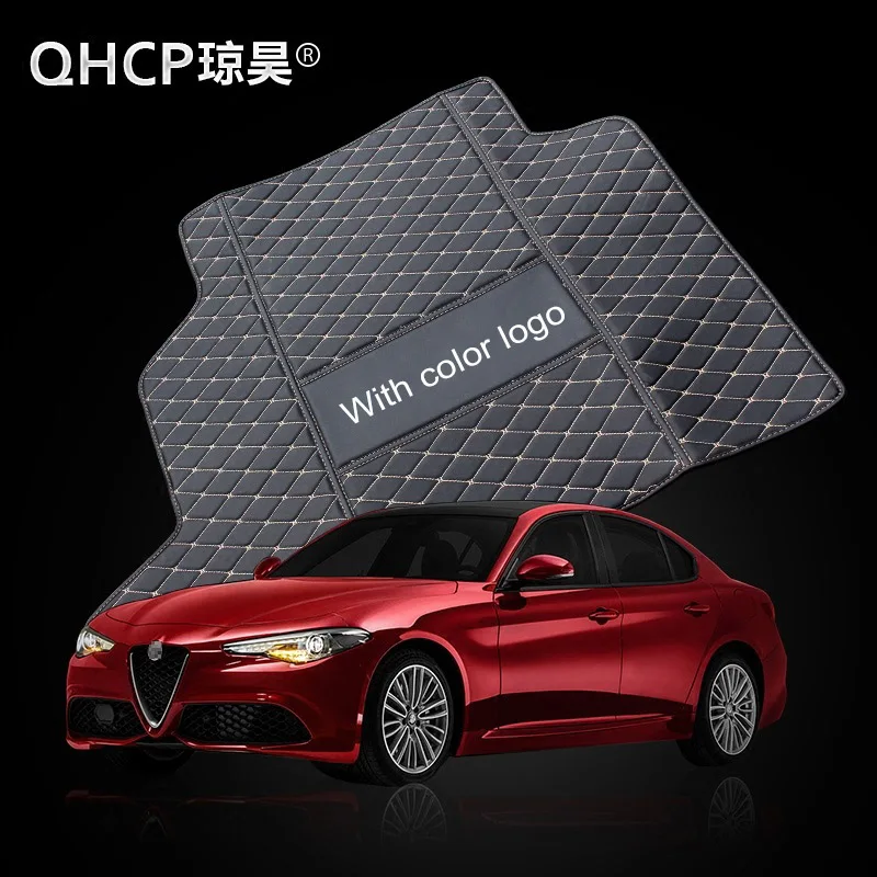 QHCP Rear Tail Box Liner Mats Trunk Mat Cargo Cushion Pads Boot Foot Tray Protection Leather Black Durable For Alfa Romeo Giulia
QHCP Rear Tail Box Liner Mats Trunk Mat Cargo Cushion Pads Boot Foot Tray Protection Leather Black Durable For Alfa Romeo Giulia