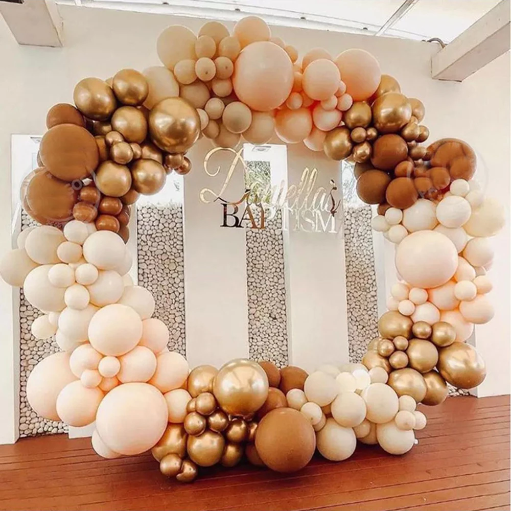 185pcs/set Retro Coffee balloons Birthday Party Decoration Garland brown Apricot Balloons Baby Shower Wedding Party Supplies
185pcs/set Retro Coffee balloons Birthday Party Decoration Garland brown Apricot Balloons Baby Shower Wedding Party Supplies