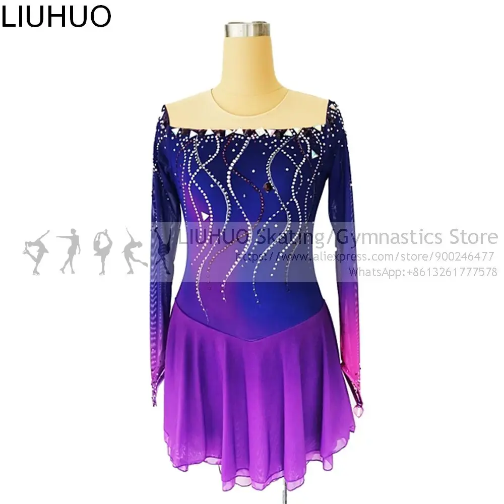 Custom Ice Skating Dress Women's Girls' Purple Gradient Figure Skating Dress Competition Profession Performance Christmas Gifts
Custom Ice Skating Dress Women's Girls' Purple Gradient Figure Skating Dress Competition Profession Performance Christmas Gifts