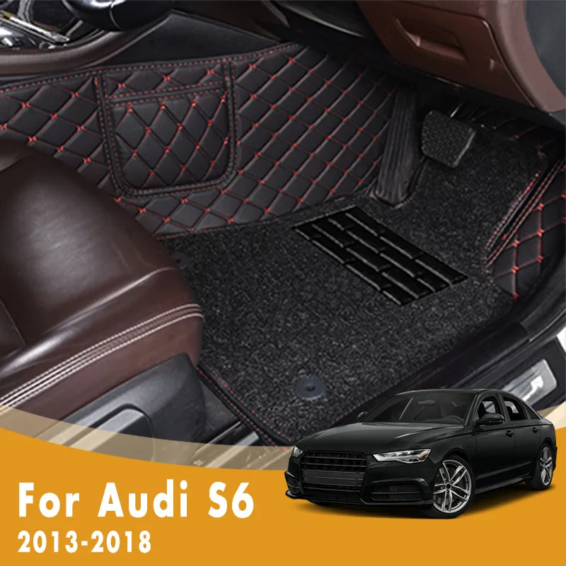 RHD Car Floor Mats For Audi S6 2018 2017 2016 2015 2014 2013 Luxury Double Layer Wire Loop Custom Foot Pads Car Styling Carpets
RHD Car Floor Mats For Audi S6 2018 2017 2016 2015 2014 2013 Luxury Double Layer Wire Loop Custom Foot Pads Car Styling Carpets