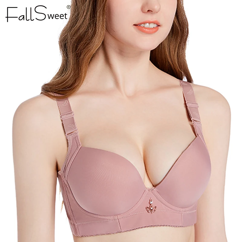 FallSweet Plus Size Bras for Women Thick Cup Sexy Lingerie Add Two Cup Brassiere Femme Push Up Padded Bra
FallSweet Plus Size Bras for Women Thick Cup Sexy Lingerie Add Two Cup Brassiere Femme Push Up Padded Bra