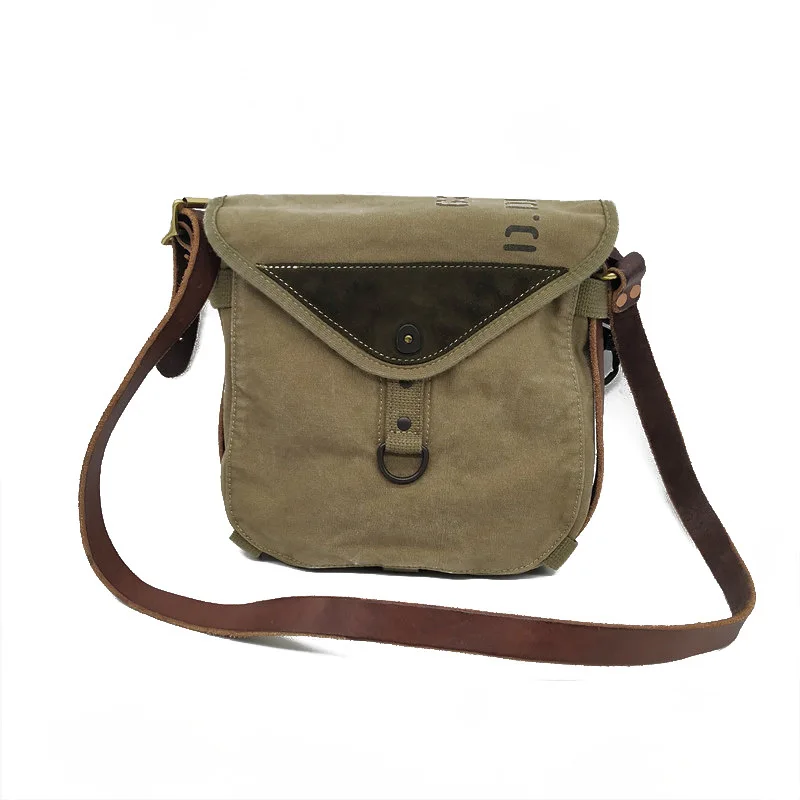 American Retro One-shoulder Messenger Bag Heavy-duty Washed Canvas Vegetable Tanned Leather
American Retro One-shoulder Messenger Bag Heavy-duty Washed Canvas Vegetable Tanned Leather
