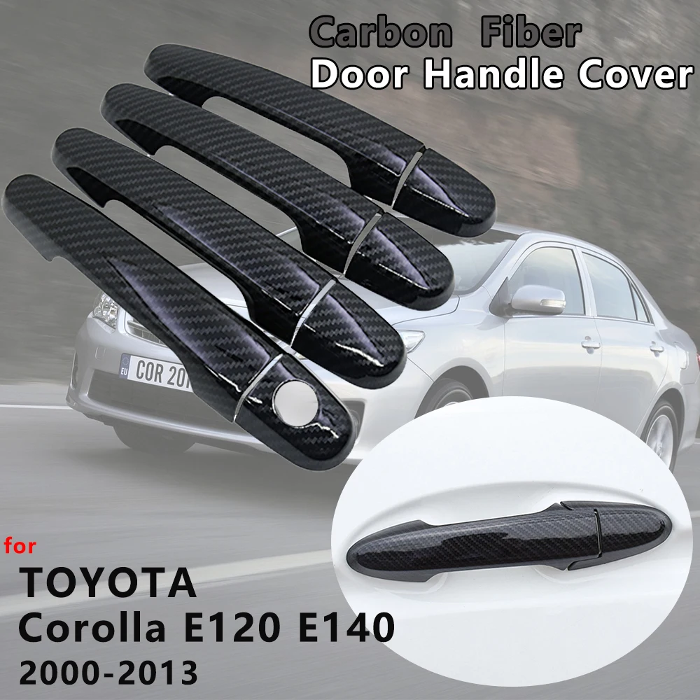 Exterior Carbon Fiber Door Handle Cover Catch Trim Car Cap styling Accessories for Toyota Corolla E120 E130 E140 E150 2000~2013
Exterior Carbon Fiber Door Handle Cover Catch Trim Car Cap styling Accessories for Toyota Corolla E120 E130 E140 E150 2000~2013