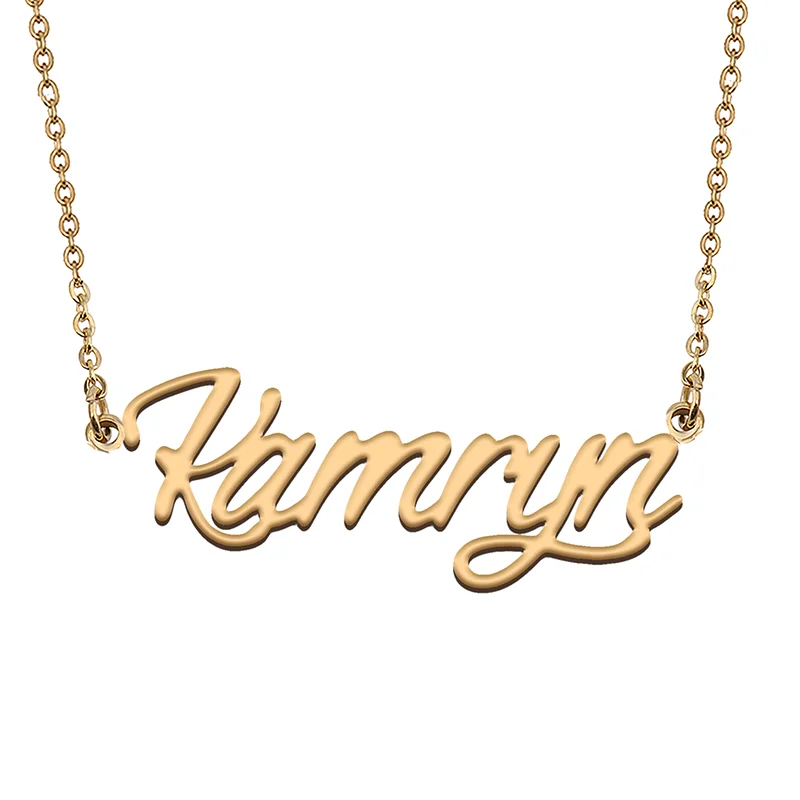 Kamryn Custom Name Necklace Customized Pendant Choker Personalized Jewelry Gift for Women Girls Friend Christmas Present
Kamryn Custom Name Necklace Customized Pendant Choker Personalized Jewelry Gift for Women Girls Friend Christmas Present