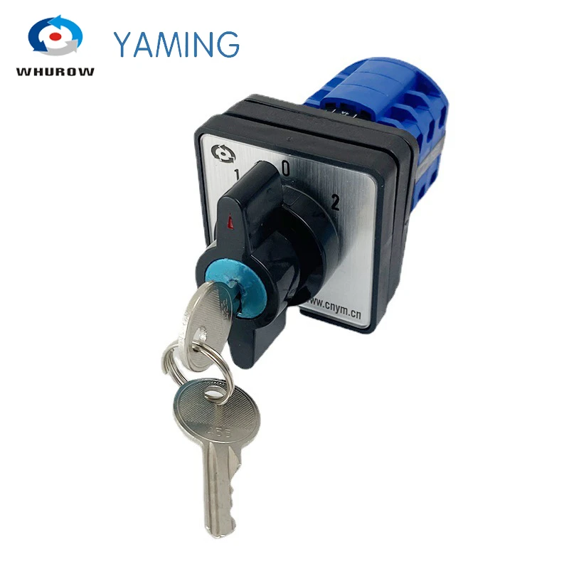 Yaming Electric 3 Positions Key Rotary Cam Switch 3 Phases Changeover Selector Manufacturer LW26 LW28 LW39B YMW26-20/3S
Yaming Electric 3 Positions Key Rotary Cam Switch 3 Phases Changeover Selector Manufacturer LW26 LW28 LW39B YMW26-20/3S