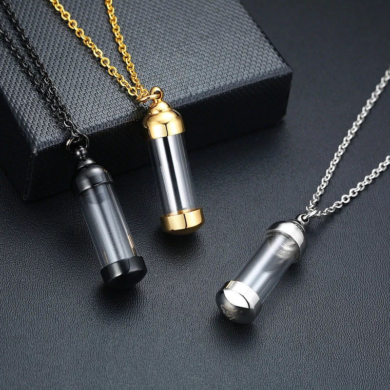 Mens Stylish Can Open Hollow Tube Necklaces for Women Urn Ashes Cremation Memorial Unisex Keepsake Gifts Jewelry
Mens Stylish Can Open Hollow Tube Necklaces for Women Urn Ashes Cremation Memorial Unisex Keepsake Gifts Jewelry