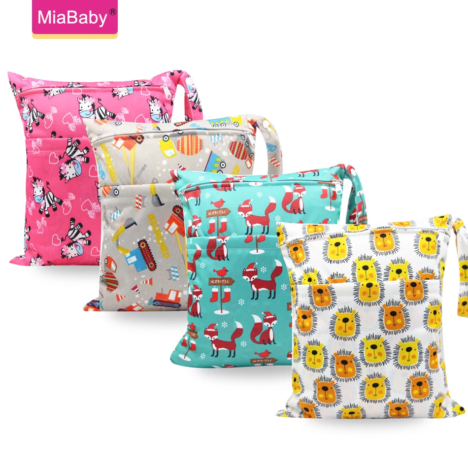 Miababy Wet Dry Bag With Two Zippered cloth Diaper Bag Nappy Waterproof Reusable Washable Baby Bag Travel Nappy Bag
Miababy Wet Dry Bag With Two Zippered cloth Diaper Bag Nappy Waterproof Reusable Washable Baby Bag Travel Nappy Bag