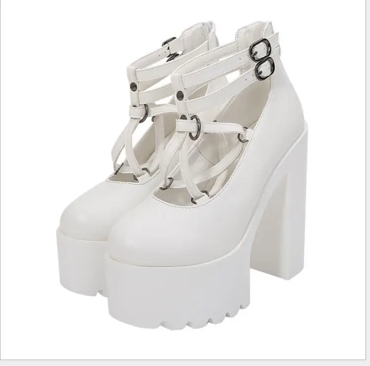 New Fashion Sexy Women Pumps High Heels Zipper Rubber Sole Black Platform Shoes Spring Autumn Leather Shoes Female Large size
New Fashion Sexy Women Pumps High Heels Zipper Rubber Sole Black Platform Shoes Spring Autumn Leather Shoes Female Large size