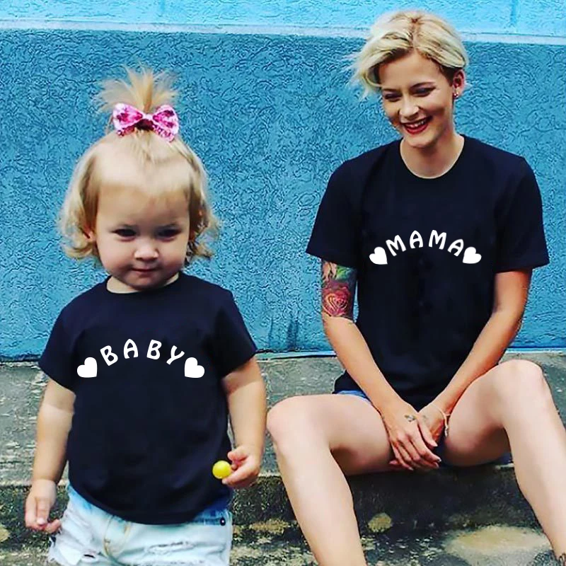 love mama and baby family matching clothes kawaii Cotton t shirts women mommy and me clothes summer mother and daughter clothes
love mama and baby family matching clothes kawaii Cotton t shirts women mommy and me clothes summer mother and daughter clothes