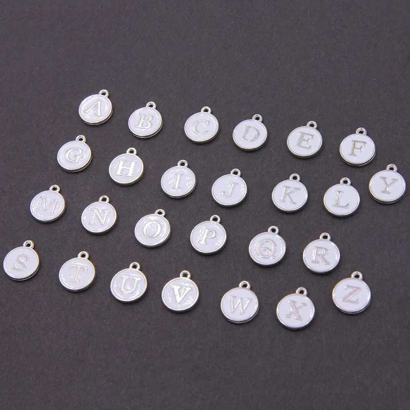 130 pcs DIY Charms for baby pin necklace 26 letters silver gold plated pink white black enamel English Letter Charm
130 pcs DIY Charms for baby pin necklace 26 letters silver gold plated pink white black enamel English Letter Charm
