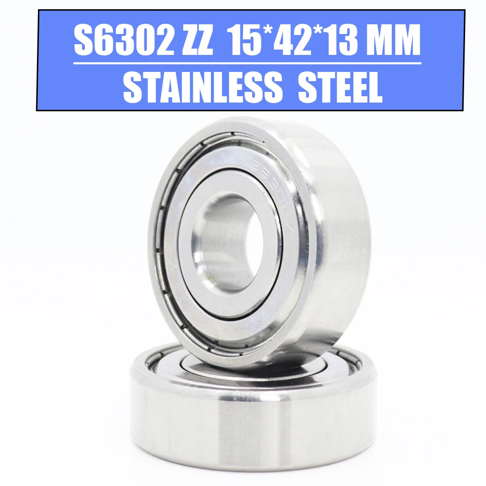 S6302ZZ Bearing 15*42*13 mm 10PCS High Quality S6302 Z ZZ S 6302 440C Stainless Steel S6302Z Ball Bearings For Motorcycles
S6302ZZ Bearing 15*42*13 mm 10PCS High Quality S6302 Z ZZ S 6302 440C Stainless Steel S6302Z Ball Bearings For Motorcycles