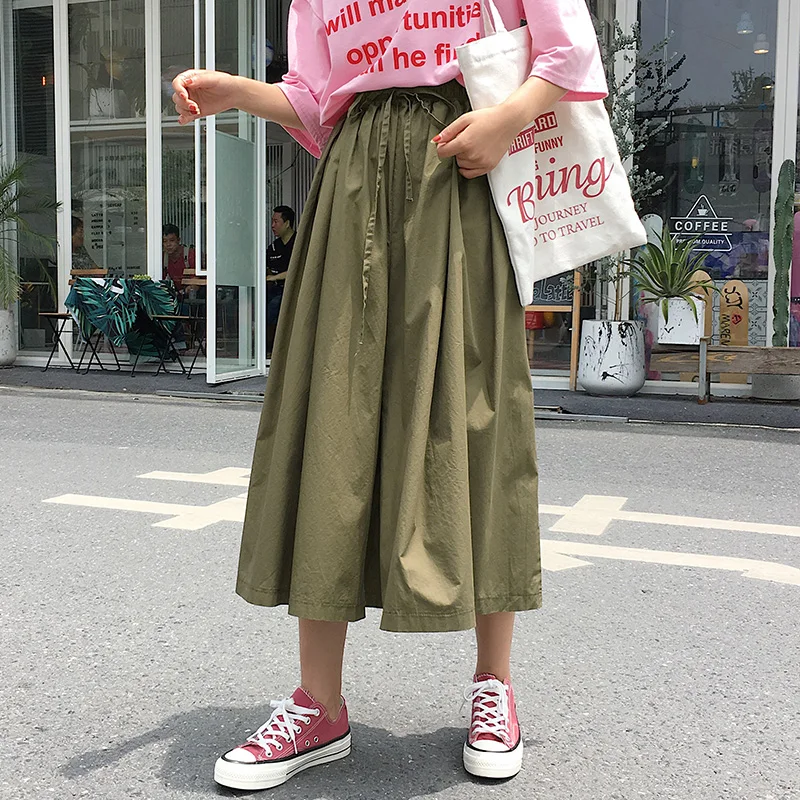 Women's Oversized Wide Leg Pants Solid High Waist Dressing Well Hanging Loose Ankle Length Pants Spring Summer 2021
Women's Oversized Wide Leg Pants Solid High Waist Dressing Well Hanging Loose Ankle Length Pants Spring Summer 2021